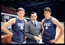 Load image into Gallery viewer, Dean Smith with stars of his early years- Bob Lewis and Larry Miller
