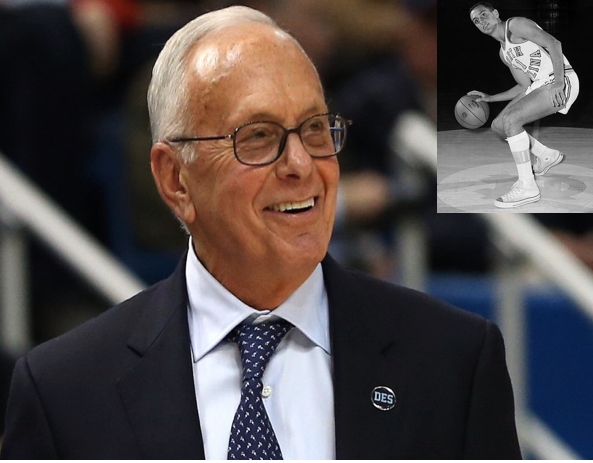 Larry Brown, UNC and NBA Hall of Fame coach. Brown played for Frank McGuire and Dean Smith